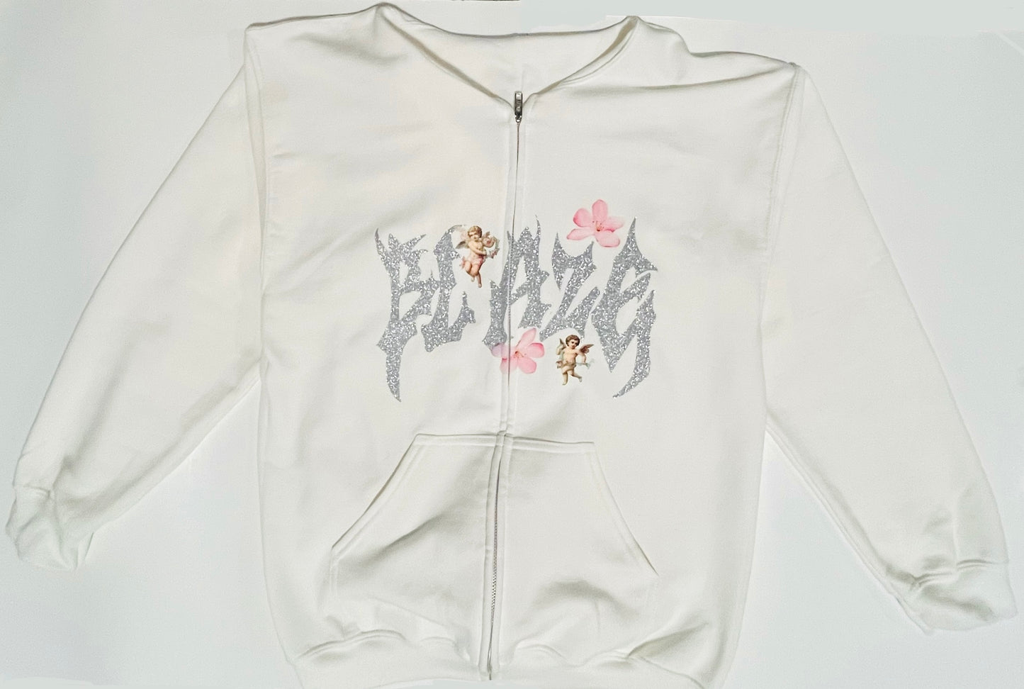 Blaze White Sakura Hoodie