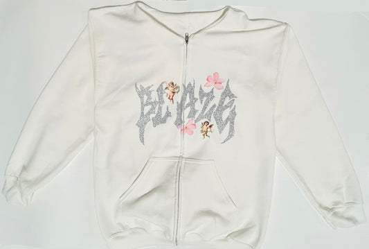 Blaze White Sakura Hoodie